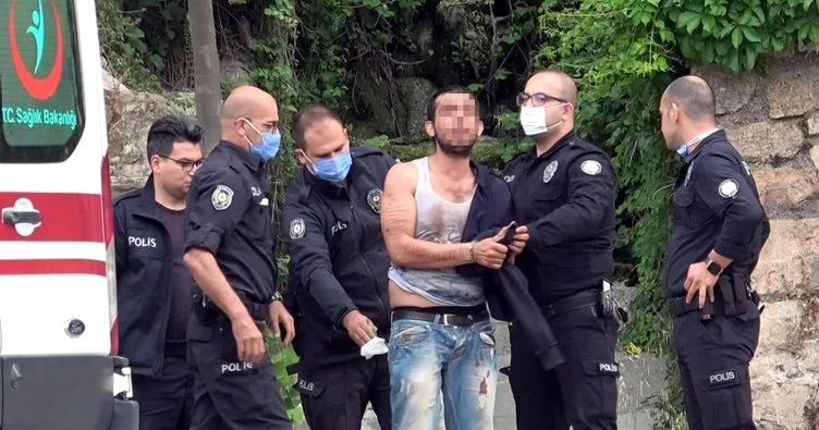 Antalya'da hareketli anlar! Polis yarım saatte ikna etti...