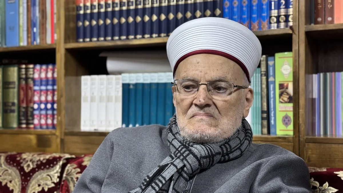 Mescid-i Aksa İmam Hatibi Şeyh Sabri'den direniş vurgusu: Hiçbir şekilde orası terk edilip bırakılamaz