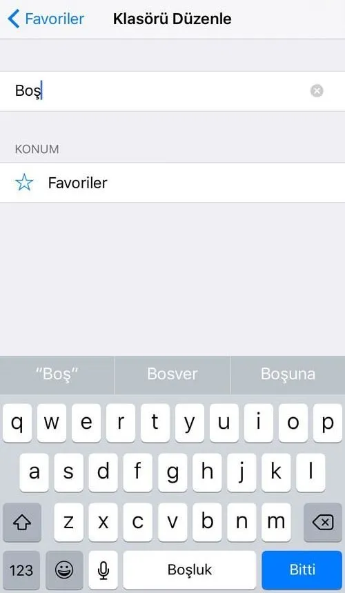 iPhone Safari'de Favoriler nasıl gizlenir?