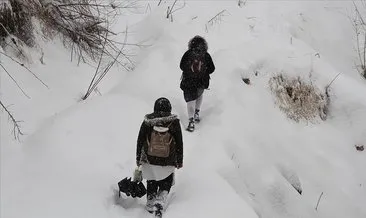 Bir ilde eğitime kar engeli! Okullar tatil edildi