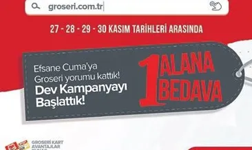 Groseri’de efsane indirim