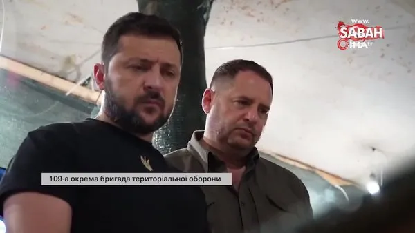 Zelenskiy’den Donetsk’teki cephe hattına ziyaret | Video