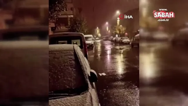 İstanbul’da mevsimin ilk kar yağışı etkili olmaya başladı | Video