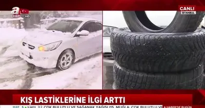 İstanbul’da kar yağışı uyarısıyla beraber kış lastiği satışları arttı!