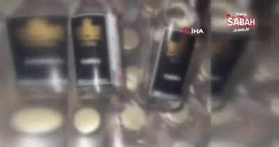 Marmaris polisi 159 bin 744 şişe bandrolsüz içki yakaladı | Video