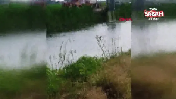 Sulama kanalına düşen minibüsteki 3 kişi öldü | Video