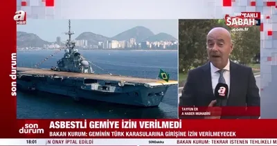 Bakan Kurum: ’NAE Sao Paulo’ gemisinin Türk kara sularına girmesine izin verilmeyecek | Video