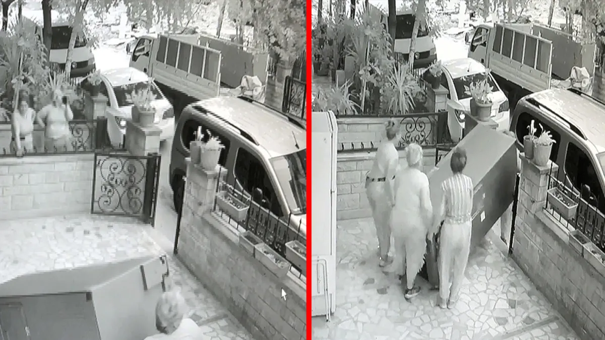 Avcılar’da akılalmaz hırsızlık! 100 kiloluk buzdolabını saniyeler içinde böyle çaldılar: O anlar kamerada Avcılar’da akılalmaz hırsızlık! 100 kiloluk buzdolabını saniyeler içinde böyle çaldılar: O anlar kamerada
