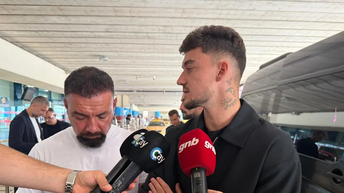 Ernest Muçi, Trabzon'a geldi!