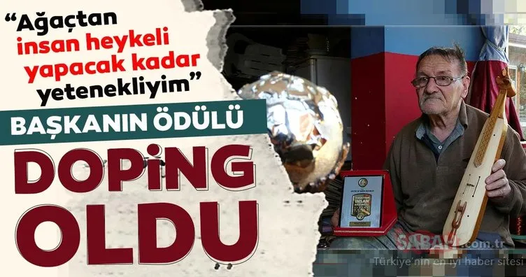 Cumhurbaşkanı Erdoğan’ın elinden aldığı ödül, Trabzonlu kemençe ustası Hasan Sancak’a doping etkisi yaptı