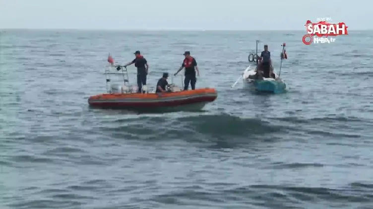 Giresun'da Karadeniz'in azgın dalgalarına kapılan çocuklar böyle kurtarıldı!