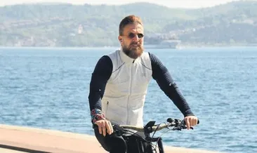 Yasağa rağmen pedal çevirdi