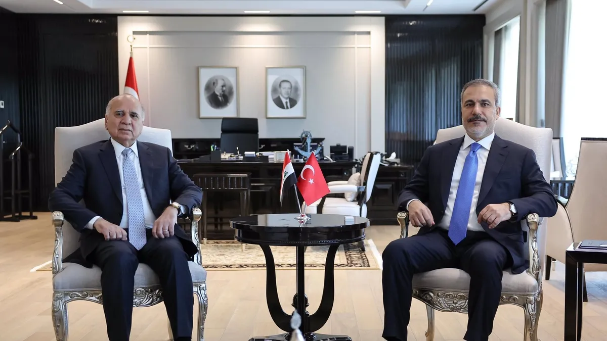 Bakan Fidan, Irak Dışişleri Bakanı Hüseyin ile görüştü Bakan Fidan, Irak Dışişleri Bakanı Hüseyin ile görüştü
