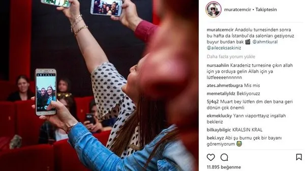 Ünlü isimlerin Instagram paylaşımları (20.03.2018)
