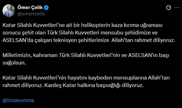 milli-savunma-bakanligi-aci-haberi-duyurdu-katardaki-helikopter-kazasinda-1-asker-ve-2-aselsan-personeli-sehit-1774174806235.jpg Milli Savunma Bakanlığı acı haberi duyurdu! Katar'daki helikopter kazasında 1 asker ve 2 ASELSAN personeli şehit düştü!