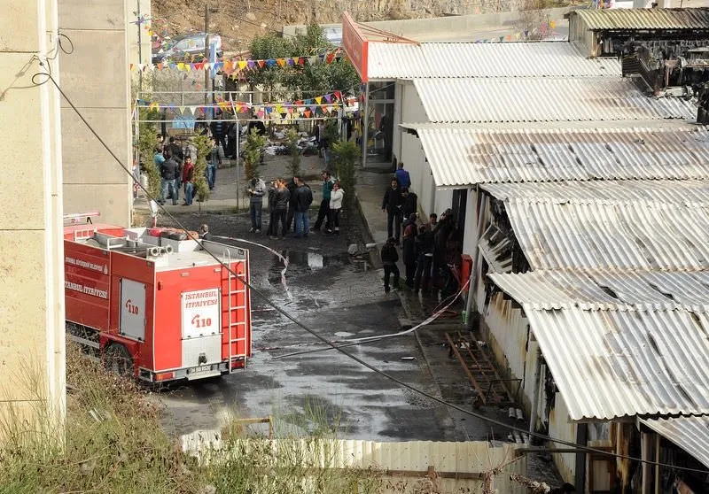Beykoz sosyete pazarında yangın - Galeri - Yaşam