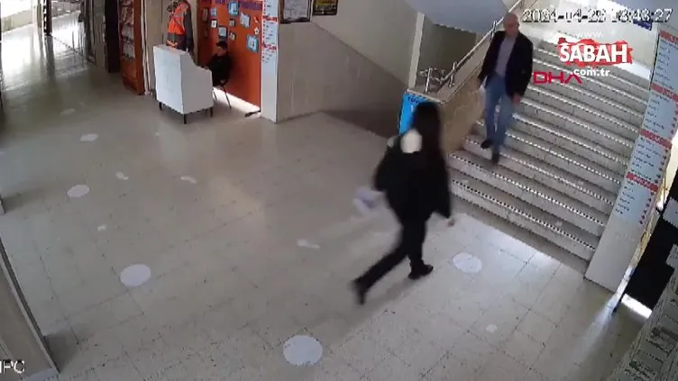 Elektronik sigarayla yakalanan öğrenci, müdür yardımcısını bıçakladı! | Video