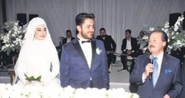 Burhan Çaçan oğlunu evlendirdi