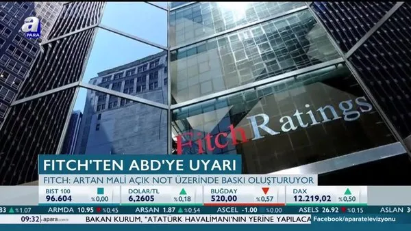 Fitch'te ABD'ye uyarı