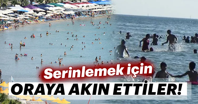 Serinlemek için oraya akın ettiler!
