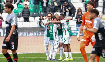 Konyaspor 3 puana 3 golle ulaştı!