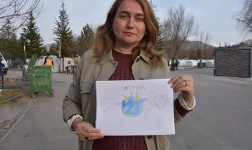 Depremzede çocuklar umutlarını çizimlerine yansıttı
