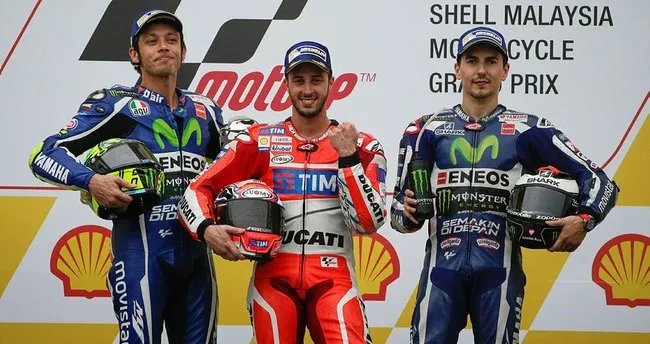 Malezya’da zafer Dovizioso’nun