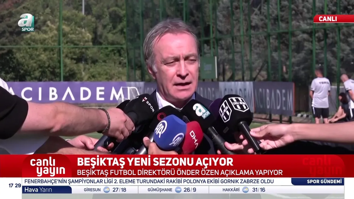 Beşiktaş Futbol Direktörü Önder Özen’den transfer açıklaması! videosunu izle Beşiktaş Futbol Direktörü Önder Özen’den transfer açıklaması! videosunu izle
