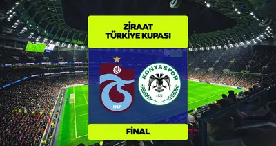 ZTK FİNAL MAÇI CANLI YAYIN KANALI! Trabzonspor - Konyaspor maçı ne zaman, saat kaçta ve hangi kanalda?