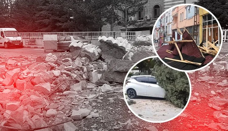 Türkiye kuvvetli yağış ve fırtınaya teslim oldu! Çatılar uçtu, ağaçlar devrildi, araçlar zarar gördü