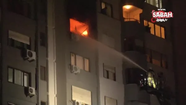 Bakırköy’de 15 katlı binada korkutan yangın | Video