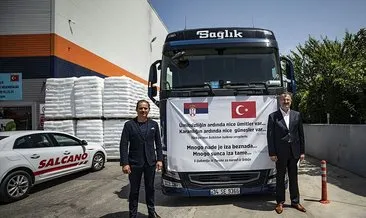 Cumhurbaşkanı Erdoğan’ın talimatıyla hazırlanan tıbbi yardım tırı Sancak bölgesine ulaştı