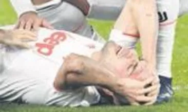 Merih golünü attı, sakatlandı