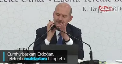 Cumhurbaşkanı Erdoğan, telefonla muhtarlara hitap etti | Video