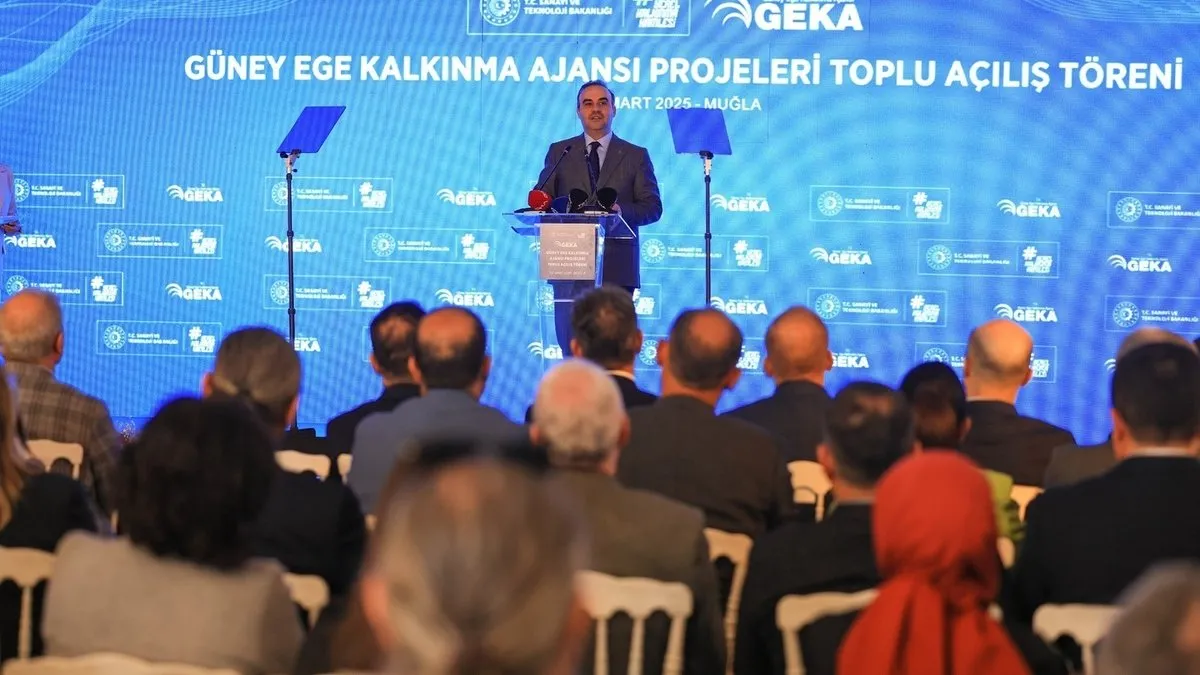 Bakan Kacır, Muğla’da yeni projelerin açılışını yaptı
