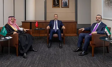 Türkiye-Suriye-Suudi Arabistan Dışişleri Bakanları bir araya geldi