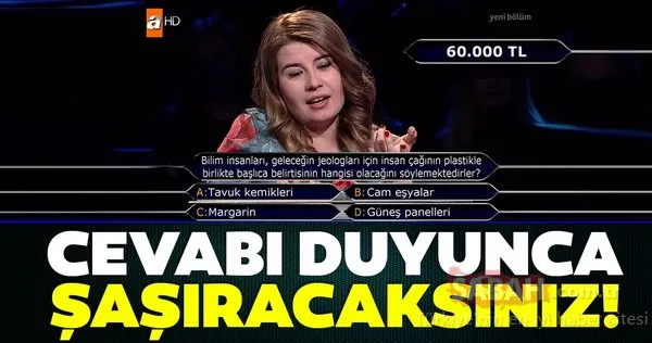 Cevabı duyunca şaşıracaksınız! Kim Milyoner Olmak İster 833. bölüm soru ve cevapları