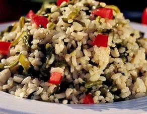 Fasulyeli Yeşil Pilav