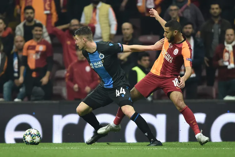 Galatasaray - Club Brugge maçından kareler