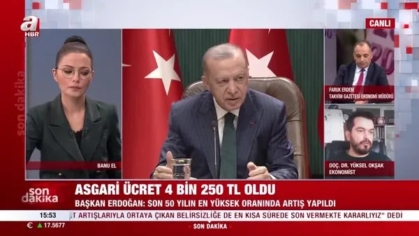 SON DAKİKA: Asgari ücret 2022’de sürpriz gelişme! Başkan Erdoğan açıkladı: 'Asgari ücrette gelir ve damga vergisi'ni kaldırıyoruz' | Video