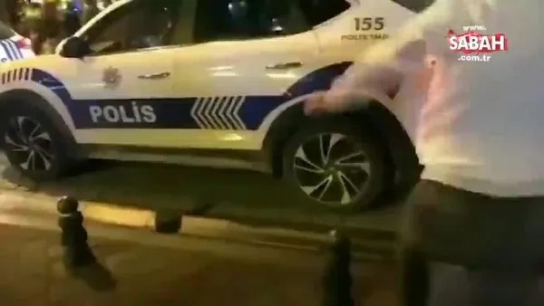 Son Dakika: Kadıköy'de provokatörler polis araçlarına saldırdı | Video