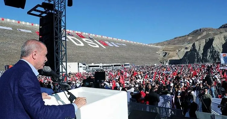 Son dakika: Başkan Erdoğan Ilısu Barajı’nın açılışında konuştu: Mankurtlara verilmiş en güzel cevaptır