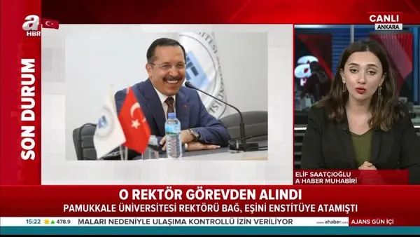 Son dakika | Pamukkale Üniversitesi Rektörü Hüseyin Bağ görevinden uzaklaştırıldı | Video