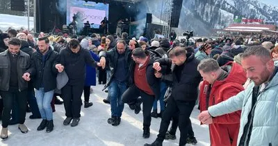 Ayder kar şenlikleri yoğun ilgi gördü #rize