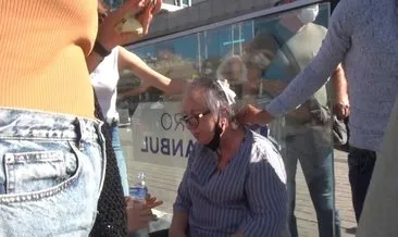 Taksim’de yaralı kadını aracına almayan taksici tepki topladı