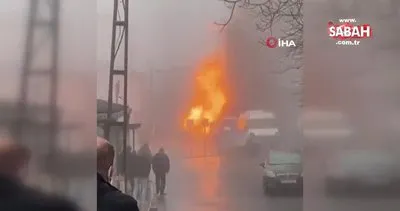 Tuzla’da İSKİ doğalgaz borusunu patlattı, AK Parti Teşkilat Bürosu küle döndü | Video