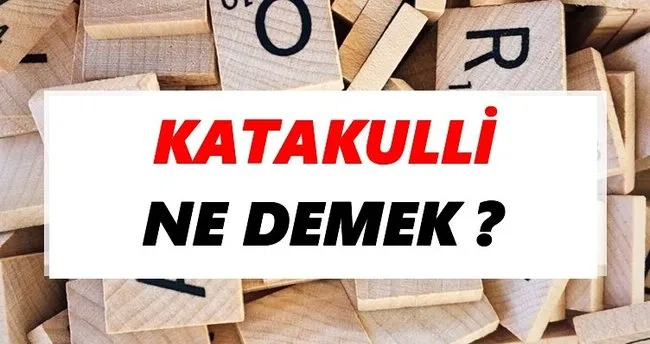 Katakulli Ne Demek? TDK’ya Göre Katakulli Sözlük Anlamı Nedir?