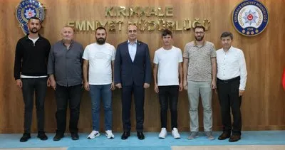 Ulusal medya temsilcilerinden Emniyet Müdürüne ziyaret #kirikkale