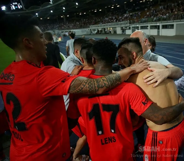 LASK Linz - Beşiktaş maçından kareler