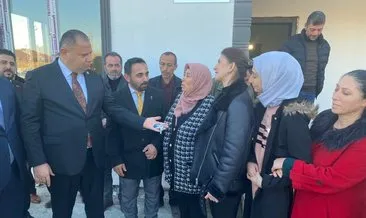 MHP’li Öztürk Fatma teyzeye yeni ev yaptırdı